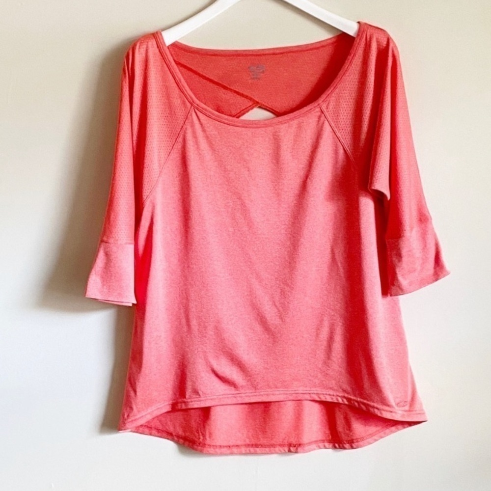 Champion Activewear Top Pink Coral Size M